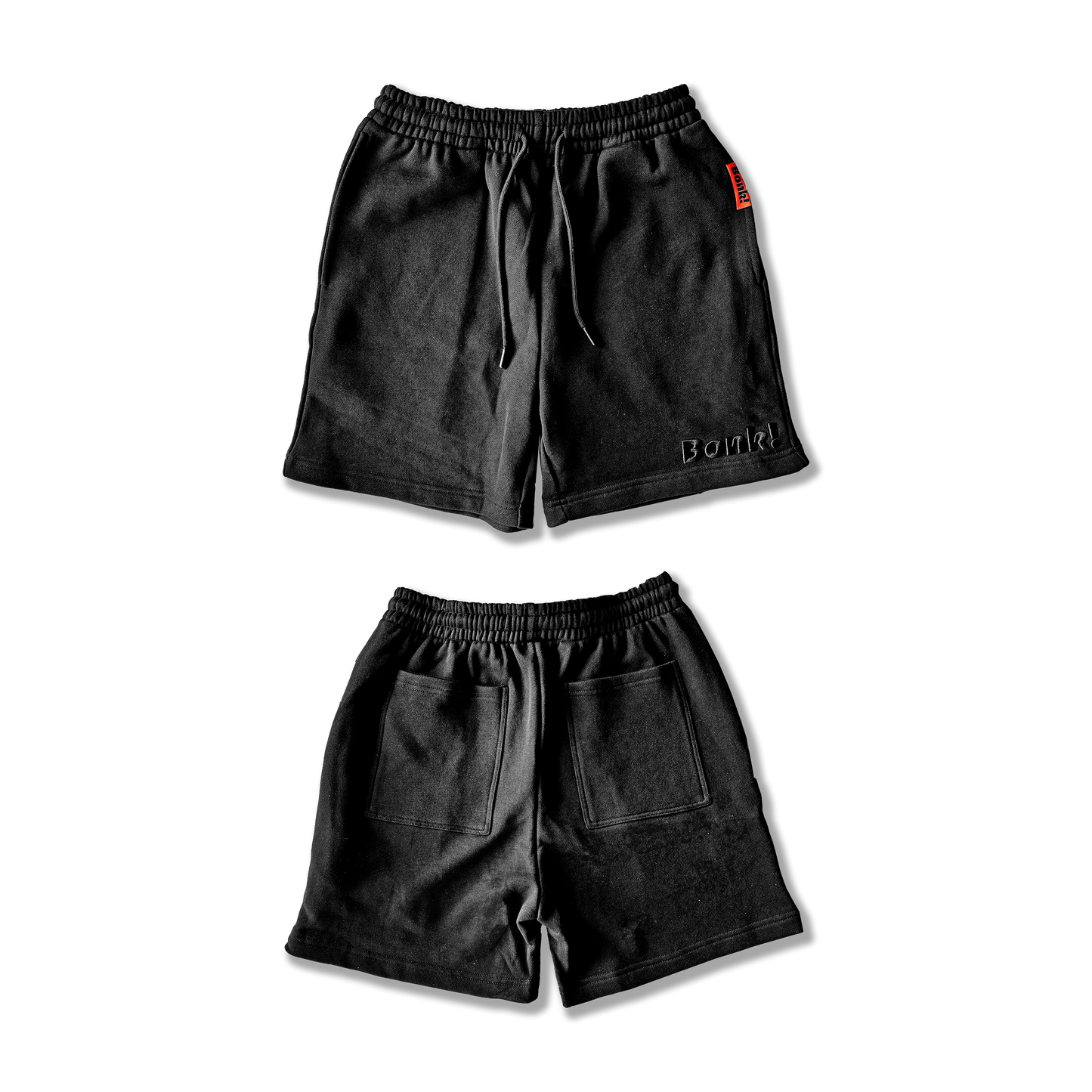 Midnight Black Sweat Shorts