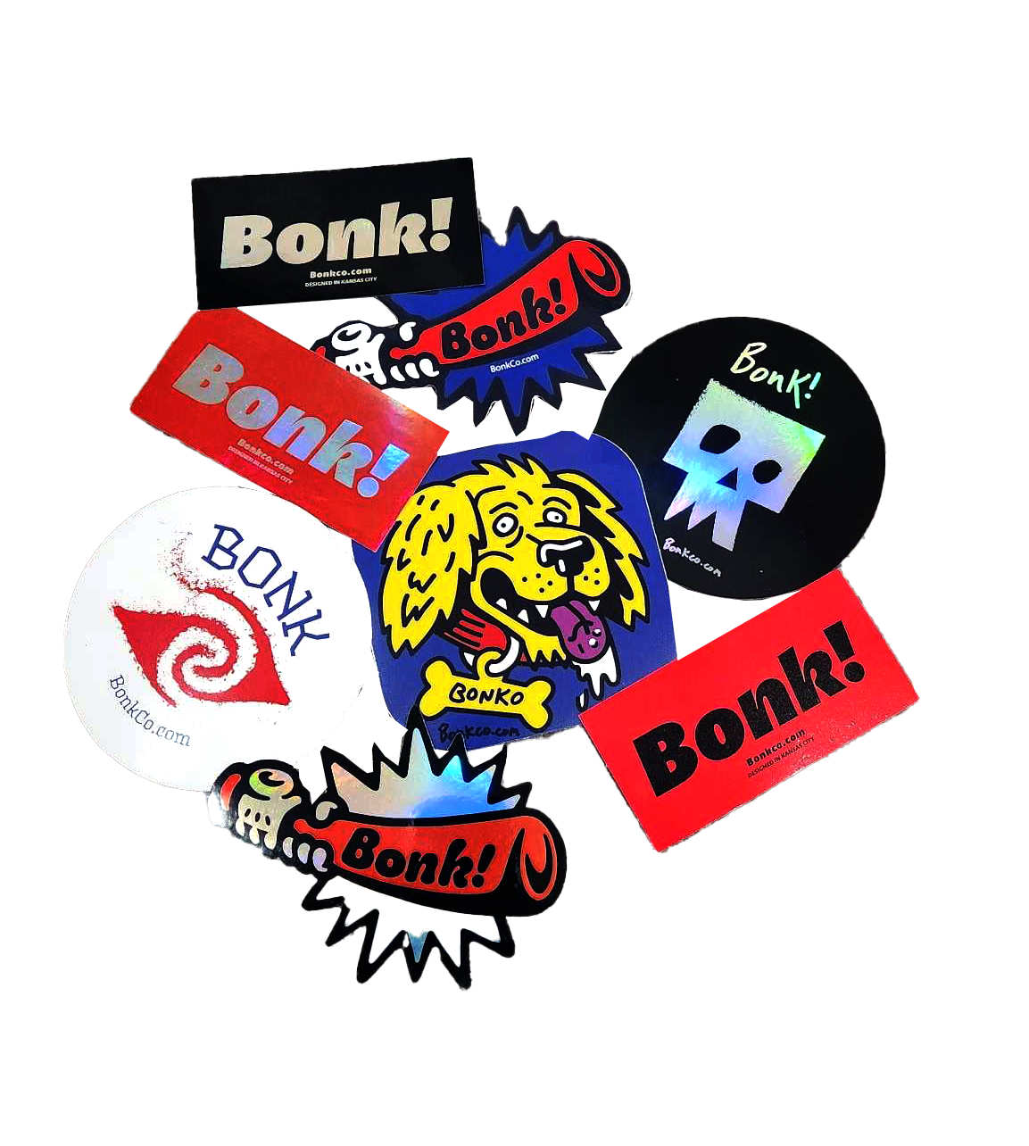 BONK Sticker Bomb — Random 6-Pack