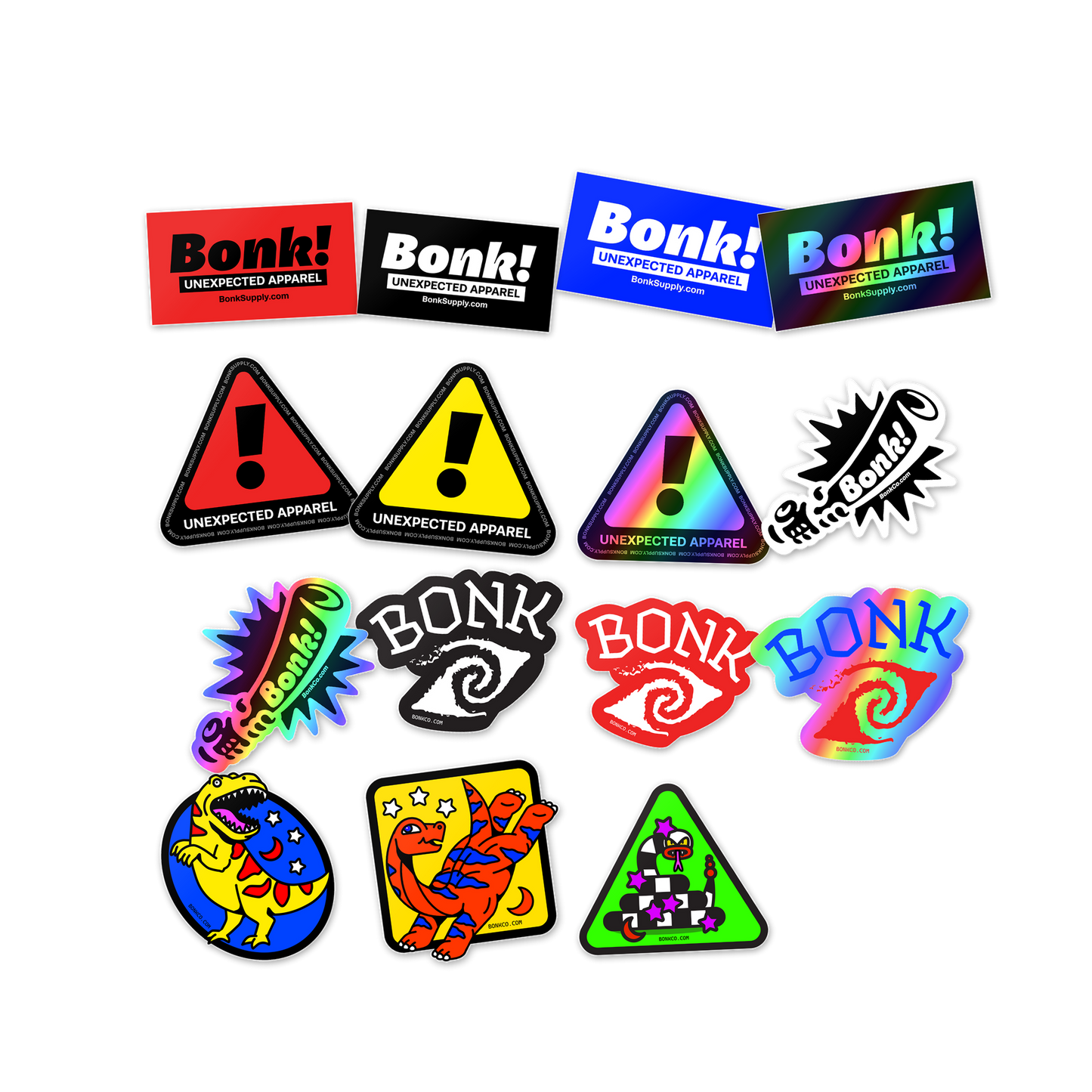 BONK Sticker Bomb — Random 6-Pack