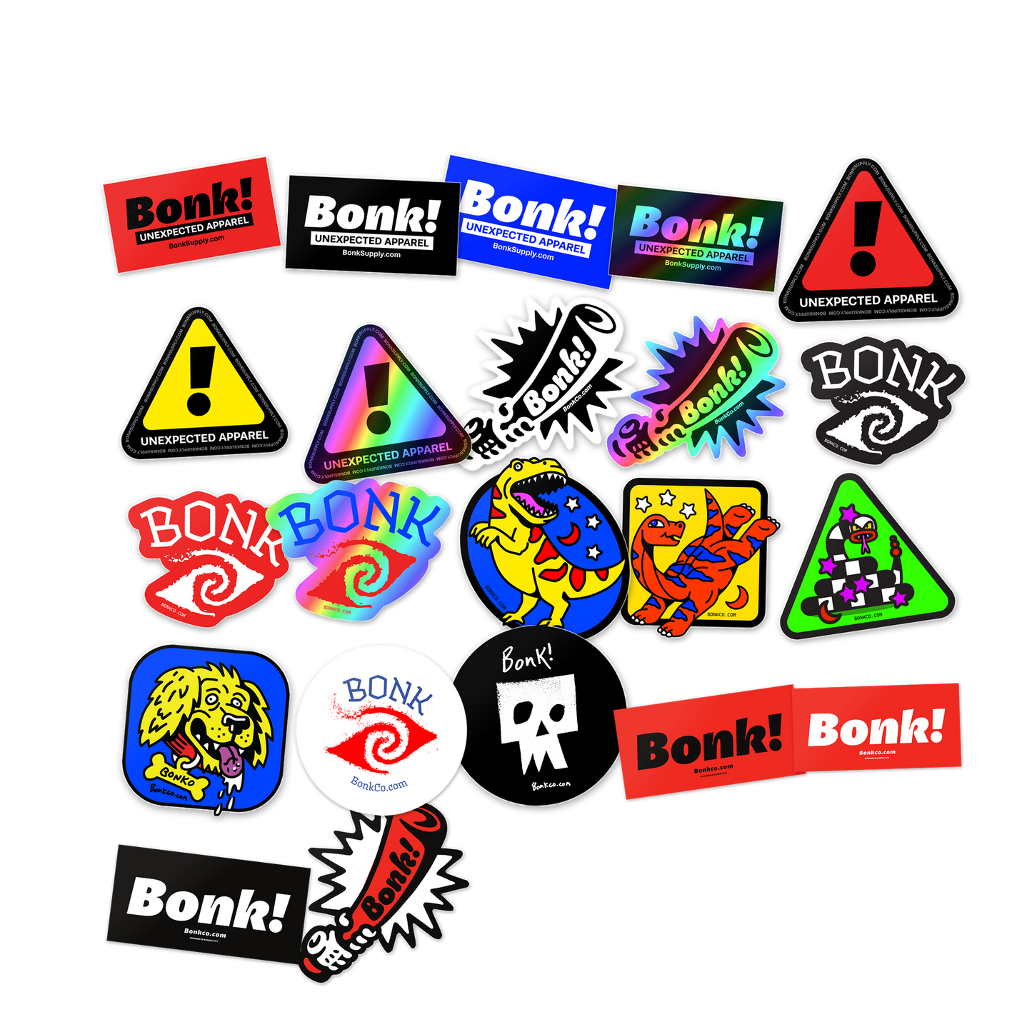 BONK Sticker Bomb — Random 6-Pack