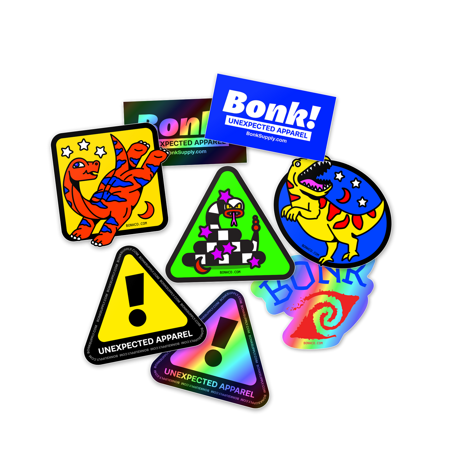 BONK Sticker Bomb — Random 6-Pack