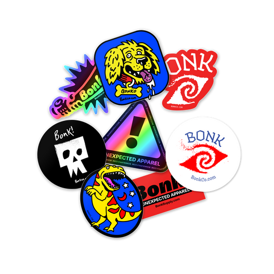 BONK Sticker Bomb — Random 6-Pack