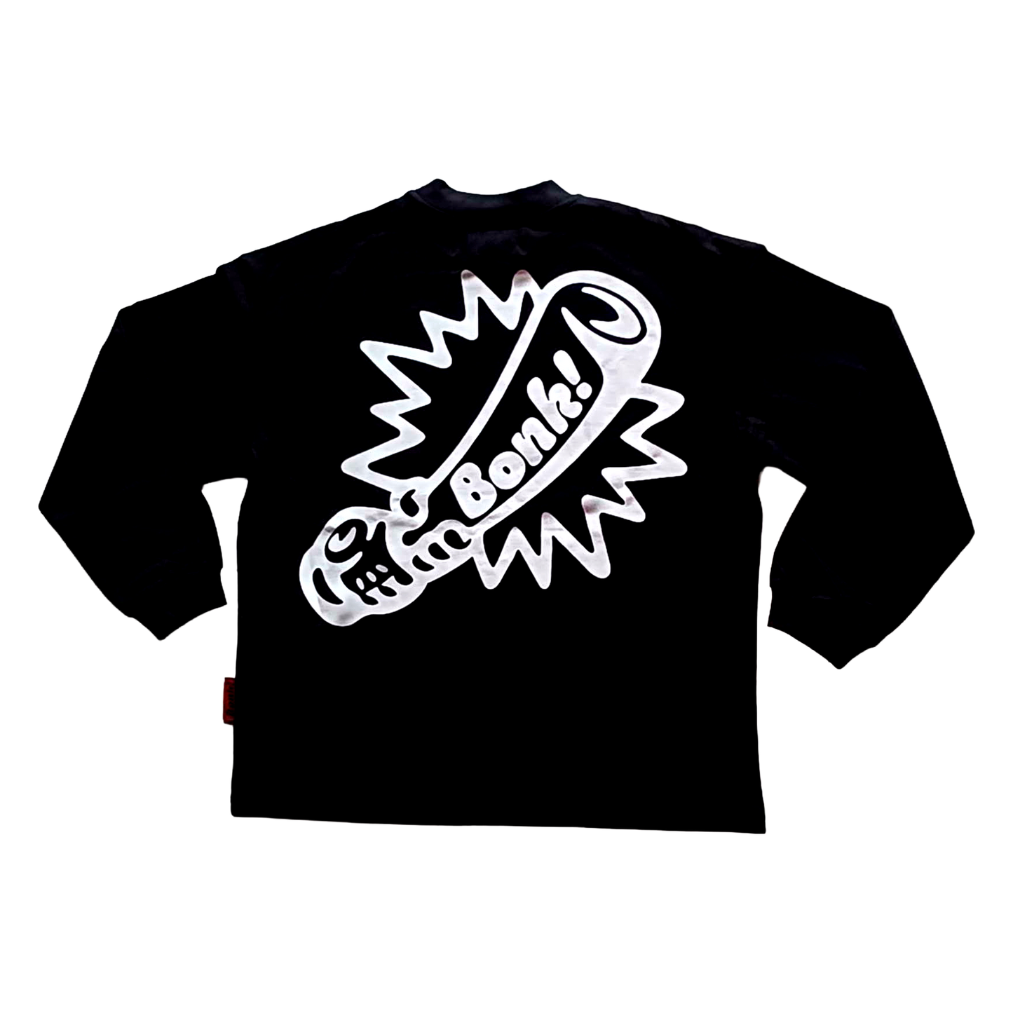 Bonk Screen-Print Long Sleeve Black - back