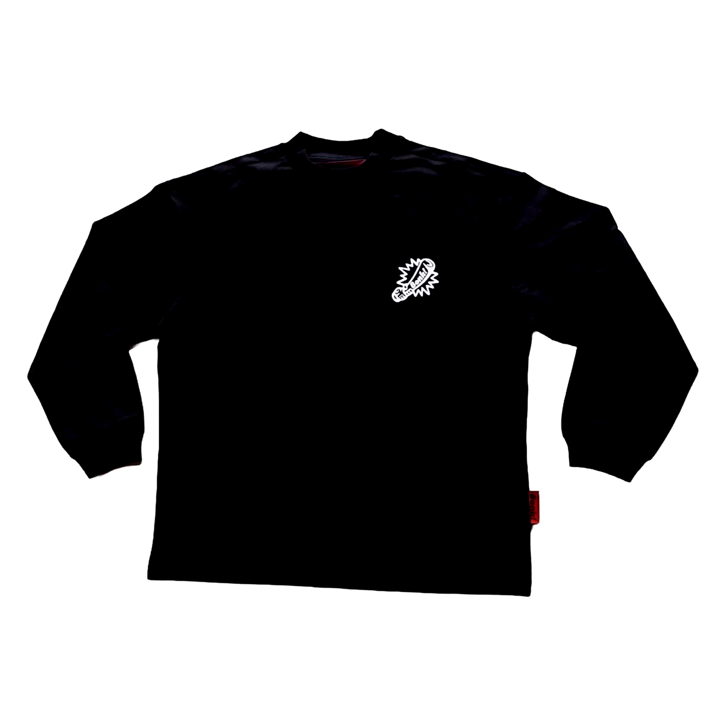 Bonk Screen-Print Long Sleeve Black