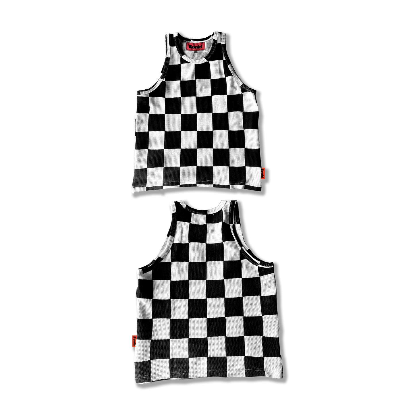 Checkerboard Waffle Tank