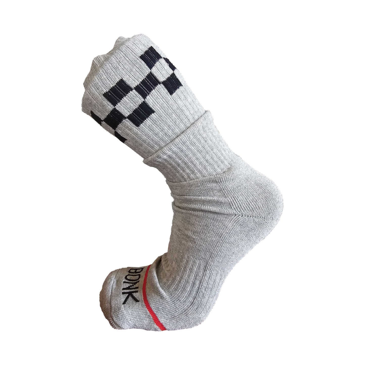 Bonk Crew Sock Grey - single