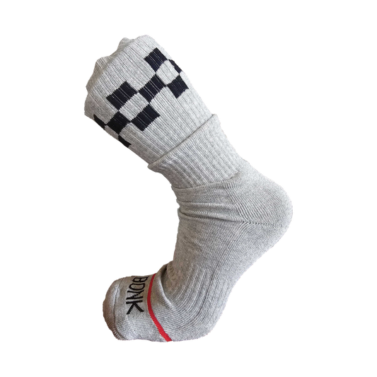 Bonk Crew Sock Grey - single