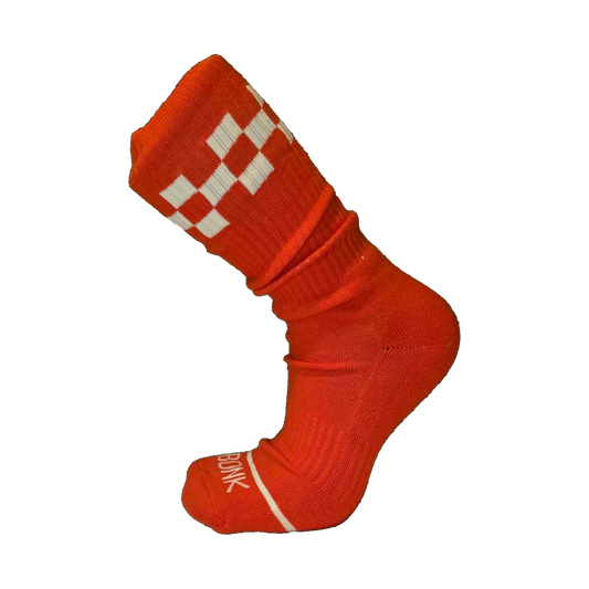 Bonk Crew Sock Electric Red - single