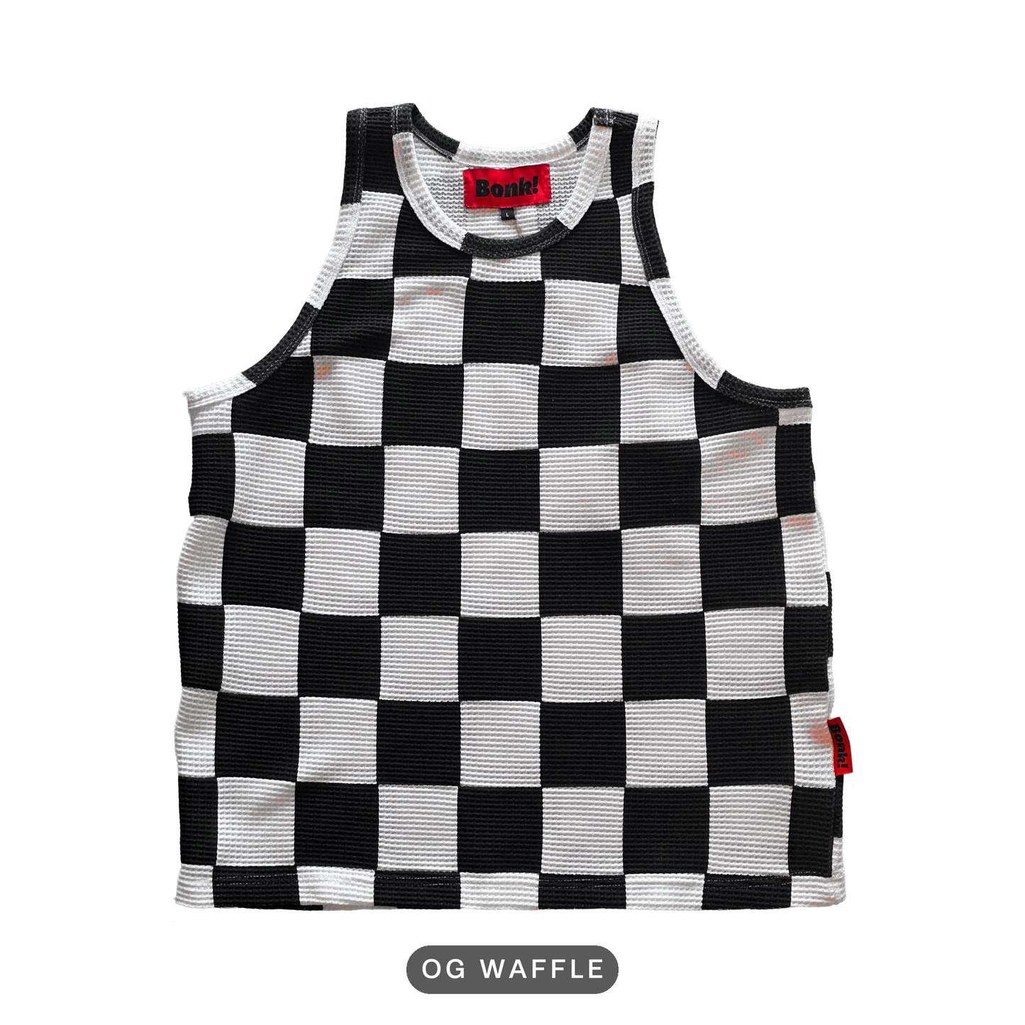 Bonk checkerboard tank, OG Waffle build, included in the Checkerboard Pack