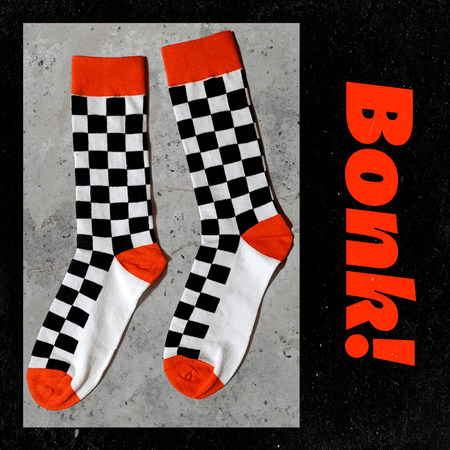 Bonk Checkered Socks