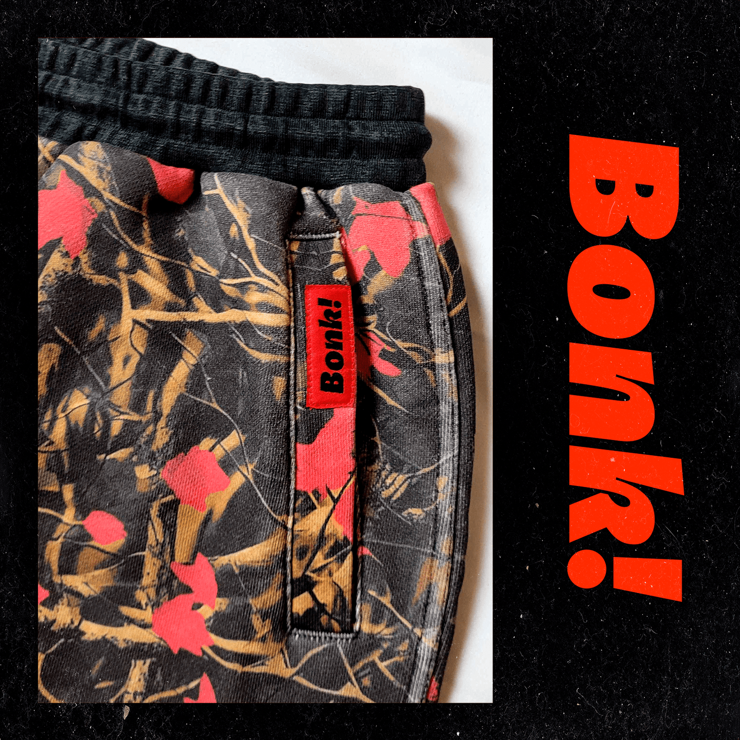 Bonk Midnight Fall Camo Cargo Sweats
