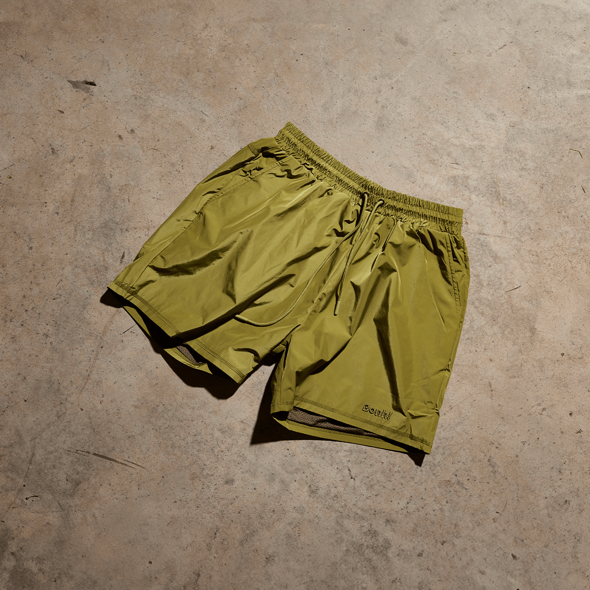 Hyper Olive Athletic Shorts